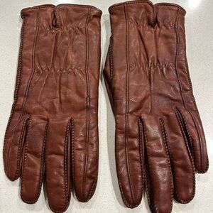Brown Leather Gloves